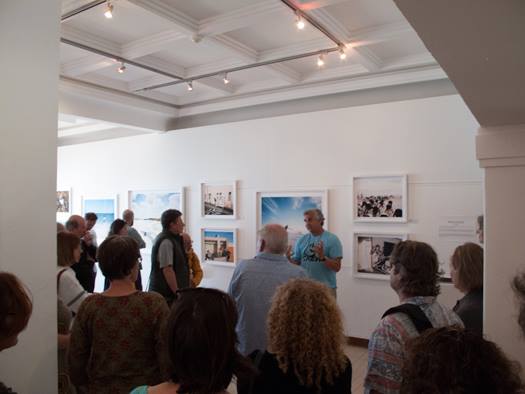 Paul Weinberg talks to the exhibition themes at the Walkabout on 12 October 2014